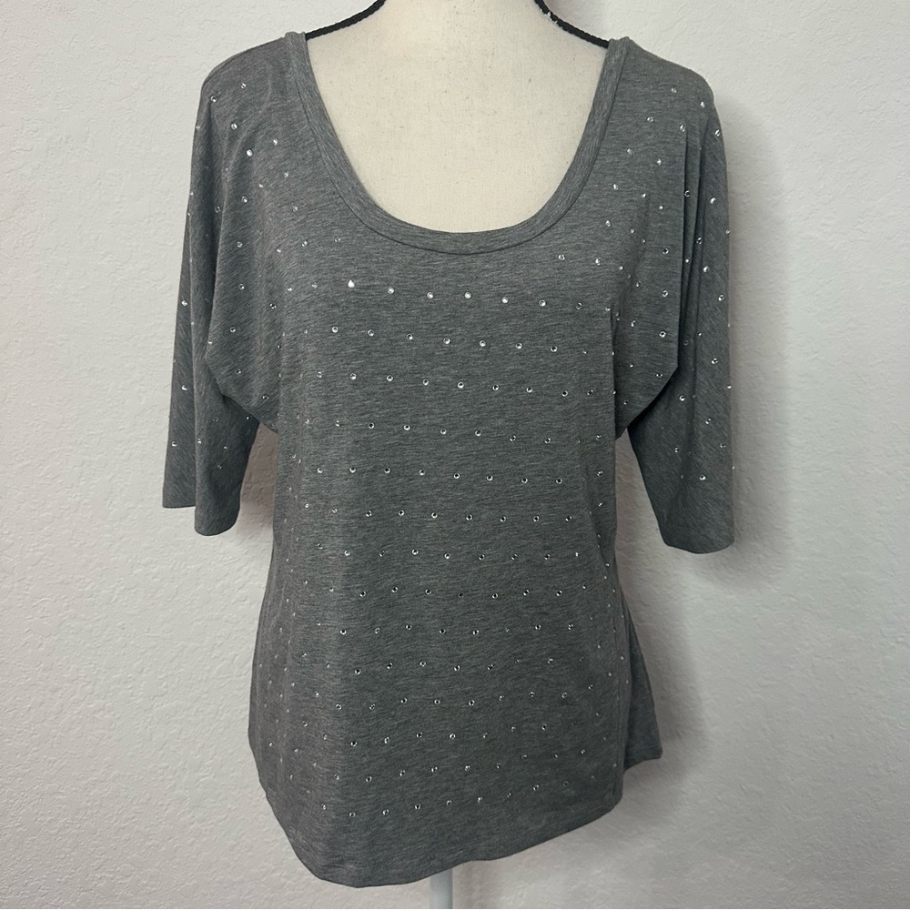 Weekend Max Mara Grey Sparkly Blouse